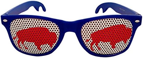 Buffalo Tailgating Sunglasses - Bottle Opener Sunglasses (Blue, Red)