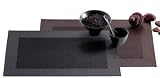 Zoom Produkt-Bild: Trend Tischset Anthrazit Grau PVC topmodernes Design