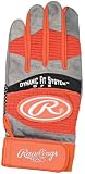 Rawlings Workhorse Adult Batting Gloves (Orange, Medium)