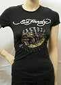 Ed Hardy Women Lady T-Shirt LA Bulldog