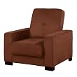 Newport Convertible Chair - Mocha