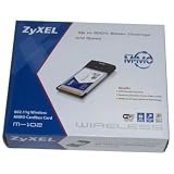  : ZyXEL 108Mbps {super G} WiFi 802.11g/b PCMCIA CARD - WPA2/WPA/152Bit WEP & Smart Antenna MIMO - 8x better performance, and 2x faster 802.11G