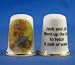 Porcelain China Collectable Thimble - Jack and Jill Nursery Rhyme -- Free Gift Box
