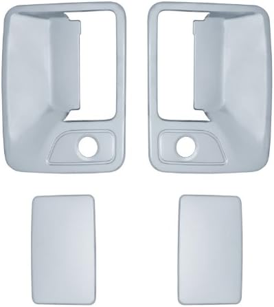 Brite Chrome 11205 Chrome Handle Cover with Pass Keyhole - 2 Piece