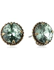 Sorrelli Elegant Jackie Gold-Tone Stud Earrings