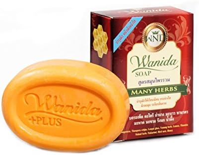 Organic Herbal Facial and Body Soap, Papaya Smell for Women Beautiful Skin by Wanida Plus