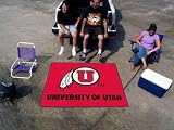 Univ of Utah TAILGATER 5'x6' Floor Mat (Rug) - Utah Runnin' Utes NCAA College Athletics