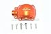 Traxxas Unlimited Desert Racer 4X4 (#85076-4) Upgrade Parts Aluminum Front Gear Box Cover - 1Pc Set Orange