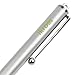 iKross Full Size Touch Screen Stylus Pen with 2 Replaceable Tips for Samsung Galaxy S6 / S5 Active / S5 / S4, Galaxy Note Edge 5 4 3 2 Smartphone Silver
