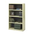 Safco Products 7172SA 4 Shelf Bookcase, 31-3/4 in.x13-1/2 in.x54 in., Sand