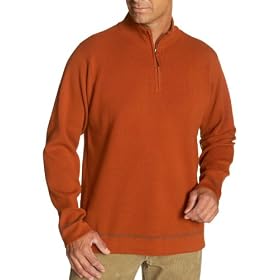 IZOD Men's Milano Stitch 1/4 Zip Fine Gauge Sweater