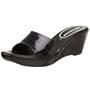 Athena Alexander Women's Hope Sandal,Black patent croc,9 M US