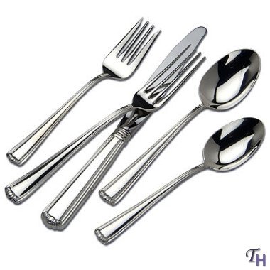 Reed & Barton Sterling Flatware EMBASSY SCROLL IND SAL FRK EM SCRL IND SALAD FORK