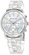 Michael Kors Quartz, Mother of Pearl Dial with Silvertone Band - Womens Watch MK5235