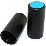 PANOVO A Pair (2pcs) Blue Color Pgx/slx Wireless Mic Battery Screw on Cap/cover/cup for Shure Pgx/slx Wireless Microphone System Handheld Mics