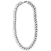 Sterling Silver Circle Link Chain Necklace 18in - Artisan Handcrafted in Mexico
