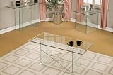 Atrium Coffee Table Set Clear Finish