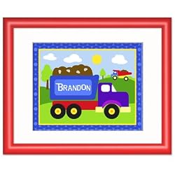 Under Construction Red Personalized Print