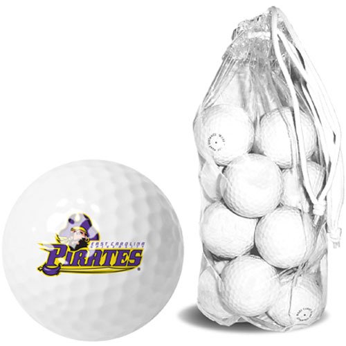 East Carolina Pirates Ncaa 15 Golf Ball Clear Pack