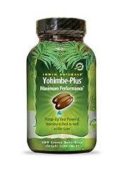 Irwin Naturals Advanced Yohimbe Plus Dietary Supplement Liquid Gel Caps, 100-Count Bottles (Pack of 2)