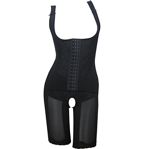 Shaperdiva Women's Spandex Shapewear Slip Bodysuits with Straps