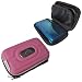 igadgitz �tui en EVA avec 1 ensemble de protecteurs d'�cran de couleur Rose pour Nintendo 3DS