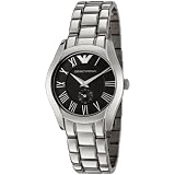 Emporio Armani Women’s AR0681 Charcoal Grey Dial Stainless Steel Watch
