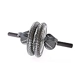 66 Fit Abs and Core Power Wheel with Knee Pad - Black