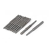 uxcell トルクスセキュリティドライバービット 便利な道具 セキュリティツール 修復ツール 磁気チップ ドライバービット 10個入り