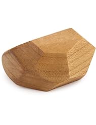 Love Mert Jewelry "Remnants From My Fathers Woodshop" Faceted Medium Wood Ring