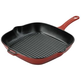 French Home Red Square Grill Pan by Barbecue Grills