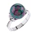 Tahitian Big Pearl Sterling Silver CZ Ring