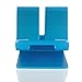 Ctronics® Portable Durable Aluminum Cell Phone Holder Multifunctional Metal Stand Amount for Apple iPhone 6 Plus 5S 5C 5 4S 4 3 3GS iPod touch Blackberry Samsung Galaxy Note 3, 4, 8.0 10.1, S5, S4, S3; Google Nexus 4,5,6, 7, 9, 10; HTC One (M8),Lenovo (Sky Blue)