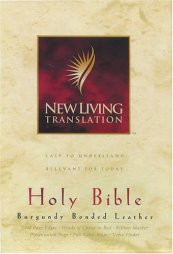 Holy Bible: New Living Translation, Burgundy, Bonded Leather, Deluxe Text Edition, Indexed