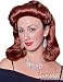 1940s Auburn Pinup Girl Costume Wig
