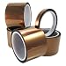 CS Hyde Kapton Silicone Adhesive Tape, Amber 1/2 inch x 36 yards