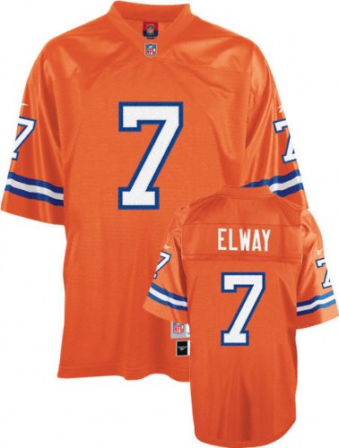 Denver Broncos John Elway Throwback Reebok Youth Premier Tackle Twill Jersey (XL (18/20))