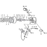 ダイワ(Daiwa) ルビアス 2500 パーツ:スプールメタルボールベアリング(部品No.009) 10E:046