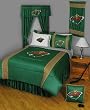 NHL Minnesota Wild 5pc Bed in a Bag Queen Bedding Set