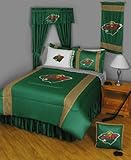 NHL Minnesota Wild Twin Bedding 2 Pc Comforter Set