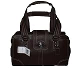 41eRXkbWnjL._SL160_ - Coach Handbag - Hamptons Brown Mahogany Pebble Leather Carryall Satchel Bag 13961 - coach-handbags-savings