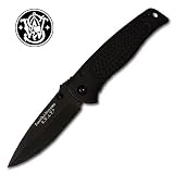 Smith & Wesson Baby SWAT Knife, Black Blade, Plain