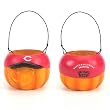 Cincinnati Reds MLB Halloween Pumpkin Candy Bucket (5.5")