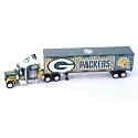 Green Bay Packers Diecast Semi Truck Tractor Trailer 1:80 Scale