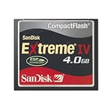SanDisk SDCFX4-4096 4GB Extreme IV CompactFlash Card