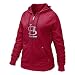 Womens St. Louis Cardinals Lightweight Fill-Zip Hooded Sweatshirt - L