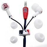NEMO DIGITAL MLF10113BS MLB Baseball Logo Earbuds Boston Red Sox Style