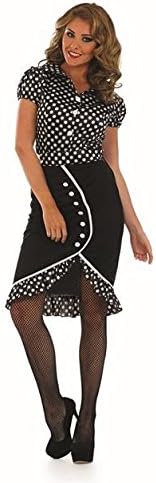 1940s Housewife Babe Female Fancy Dress Costume - S (US 6-8)