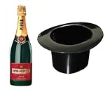 Piper Heidsieck Champagner Brut in Champagner Zylinder schwarz glänzend DGN 12% 0,75l Flasche