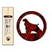 cocker_spaniel44cocker spaniel - Cocker Spaniel Wind Chimes XSMALL Silver